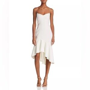 Likely Ophelia Flounced Midi Sheath Dress Size 00